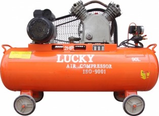 Máy nén khí piston Lucky 90 lít 2 HP